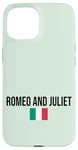 Coque pour iPhone 15 Romeo and Juliet Love Illustration Novelty Graphic Designs