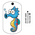 Steve the Seahorse (Travel Bug) For Geocaching - Trackable Tag