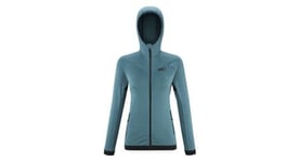 Polaire femme millet seneca hybrid hoodie bleu