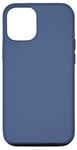 Coque pour iPhone 12/12 Pro Couleur bleu cadet simple