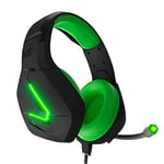 Orzly Casque de Jeu pour PC et Consoles de Jeu PS5, PS4, Xbox Series X | S, Xbox One, Nintendo Switch et Google Stadia - Son stéréo avec Micro antibruit - Hornet RXH-20 Édition Sagano