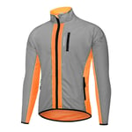 Veste De Vélo Imperméable Et Réfléchissante Pour Homme,Coupe-Vent,Brillante,Haute Visibilité,Pour La Course Nocturne,Printemps