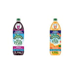 Robinsons Double Strength Apple & Blackcurrant No Added Sugar Squash 1.75L (Pack of 1) & Double Strength Orange No Added Sugar Squash,1.75 l (Pack of 1)