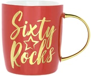 Sixty Rocks Mug Cup 60th Birthday Gift Red Present Son Daughter Ceramic Box