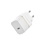 OtterBox EU Wall Charger 30W GaN - 1X USB-C 30W USB-PD, Cloud Dust White - Neuf