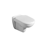 Geberit - Abattant wc mango avec couvercle, charnières chromé blanc