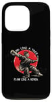 iPhone 13 Pro Tai Chi Calligraphy / 'Stand Like A Tree Flow Like A River' Case