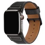 Wristitani Compatible avec Apple Watch Bracelet Cuir 44mm 45mm 42mm 49mm 40mm 41mm 38mm, Smartwatch Bracelets de Remplacement Femmes Hommes pour iWatch Ultra 2 Série 9 8 7 SE 6 5 4 3 2 1