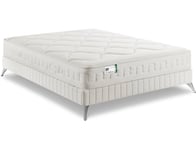 Ensemble Matelas Sommier 160 x 200 First FR3 + sommier 1620 + pieds