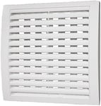 25x25cm Grille de Ventilation Réglable Grille d'aspiration Insufflation Aération