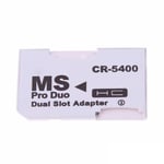 Double Adaptateur CR-5400 carte mémoire micro SD vers Memory Stick PRO Duo