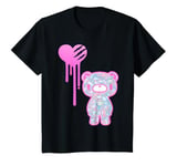 Youth Gloomy Bear Naughty Grizzly Pink Clawed Heart Anime Kids T-Shirt