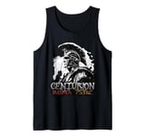 Roman centurion black and white artwork Rome, 753 BC Tank Top