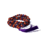 Mala rudraksha / ametist