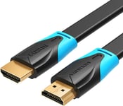 Vention Vaa-B02-L300 3M Flat Hdmi Cable (Black)