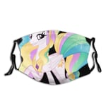 ewretery Princess Celestia UV Face mask,Face Sun Mask,Motorcycle Headwear,Magic Scarf,for Fishing,Hunting,Running,Ski