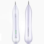 Laser Freckle Nevus Pen Needle Lcd Acne Dot Spot Laser Plasma Beauty Pen, blanc