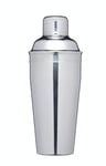 Barcraft Shaker à Cocktail en Acier Inoxydable Isolé à Double Paroi avec Livret de Recettes, 500 ml (17.5 Fl Oz), Metallic