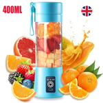 Mini Portable Electric Juice Maker Blender Smoothies Juicer Fruit Machine 400ML