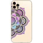 Coque Iphone 13 mandala 1 rose pastel