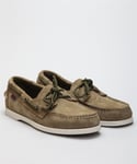 Sebago, Docksides-Green Military Suede