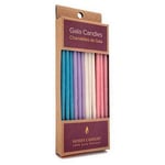 Gala Beeswax Pastel Candles 6 Candles By Honey Candle Co