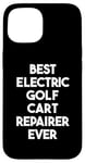 Coque pour iPhone 15 Meilleur réparateur de voiturette de golf électrique jamais