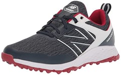 New Balance Chaussures de golf Fresh Foam Contend pour homme, bleu marine/rouge, 44 EU