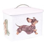 Wrendale Designs 'A Dog's Life' Carbon Steel Bread Bin Kitchen Dining Accessory