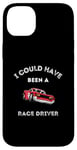 Coque pour iPhone 14 Plus Voiture de course Petrolhead Mechanic Race Driver Dad Père