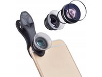 Apexel Lens Lens Makro Filter 2In1 12X 24X For Telefon Samsung Huawei Xiaomi Sony Iphone Motorola Lg / Apl-24Xmh