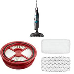 BISSELL Vac&Steam Titanium - Aspirateur et Nettoyeur à vapeur 2-en-1 + serpillere + Filtre