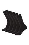 Antonio Rossi (5/10/20-Pack) Plain Unisex Socks | Comfortable Charcoal & Black Socks for Men & Women | Cotton Socks Suitable for Work & Casual Wear | Breathable, Stain Resistant, Smart Dress Sock