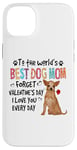 Coque pour iPhone 14 Plus Chihuahua Best Dog Mom Valentines Day Funny Puppy Dogs