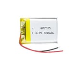 Litiumakku 3,7 V 300 mAh Malli 402535