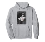 Bruce Lee Claw Marks Fighting Pose Vintage Poster Pullover Hoodie