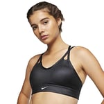 Nike Women Indy Dazzle Bra - Black/White, X-Small