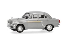 Herpa Modèle Voiture Moskwitsch 403 Miniature à l'échelle 1/87, pièce de Collection, fabriquée en Allemagne, Plastique, Gris, 023672-006, 1:87