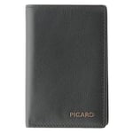 Picard Franz 1 Porte Carte de Crédit RFID Cuir 7cm Café Taille Standard Porte Carte de Crédit