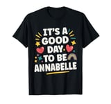 ANNABELLE Personalized Retro Girls Custom ANNABELLE Name T-Shirt