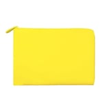 Xoopar - Housse Ordinateur Portable en Cuir Recyclé 340x240x25 mm - 14/15" Idéal pour Transporter et Protéger Son Ordinateur en Toute Sécurité et avec Style - INE Laptop Jaune