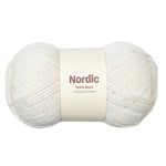 Nordic 100% ull 100 gr Vispggrädde Off white A826 Adlibris