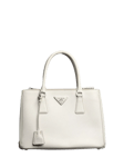 Pre-loved Prada Small Saffiano Leather Galleria Top Handle Bag, White