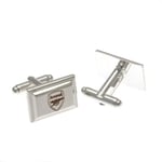 Arsenal FC Silver Plated Manschettknappar One Size Silver Silver One Size