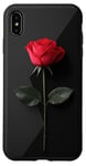 Coque pour iPhone XS Max Rose Minimalisme Géométrique Art Floral