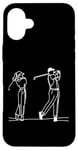 Coque pour iPhone 16 Plus Golf Club One Line Art Dessin Golf