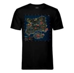 T-Shirt Homme Col Rond Pubg Map Playerunknown's Battlegrounds Gamer