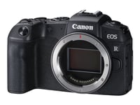 Canon Eos Rp - Digitalkamera - Spegellöst - 26.2 Mp - Fullständig Ram - 4 K / 25 Fps - 4.3X Optisk Zoom Rf 24-105Mm F4 L Is Usm Lins - Wi-Fi, Bluetooth - Med Canon Mount Adapter Ef-Eos R