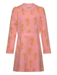 Mini Rodini Winter Flowers Aop Sweat Dress Rosa