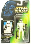 Star Wars Power of the Force Stormtrooper Green Card Kenner 1997 Japan Sticker